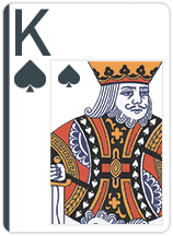 Король of spades